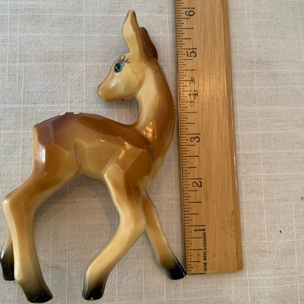 VINTAGE CHRISTMAS DECOR| 2 HTF plastic Deer and an Angel - Picture 11 of 12